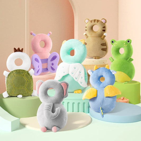 Head protection backpack for toddlers