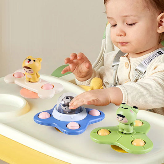 Montessori suction cup spinner toy